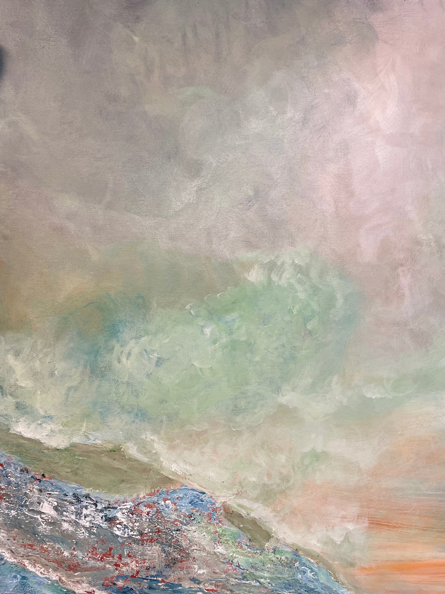 Lofotens magiska ljus 100 x 100 cm