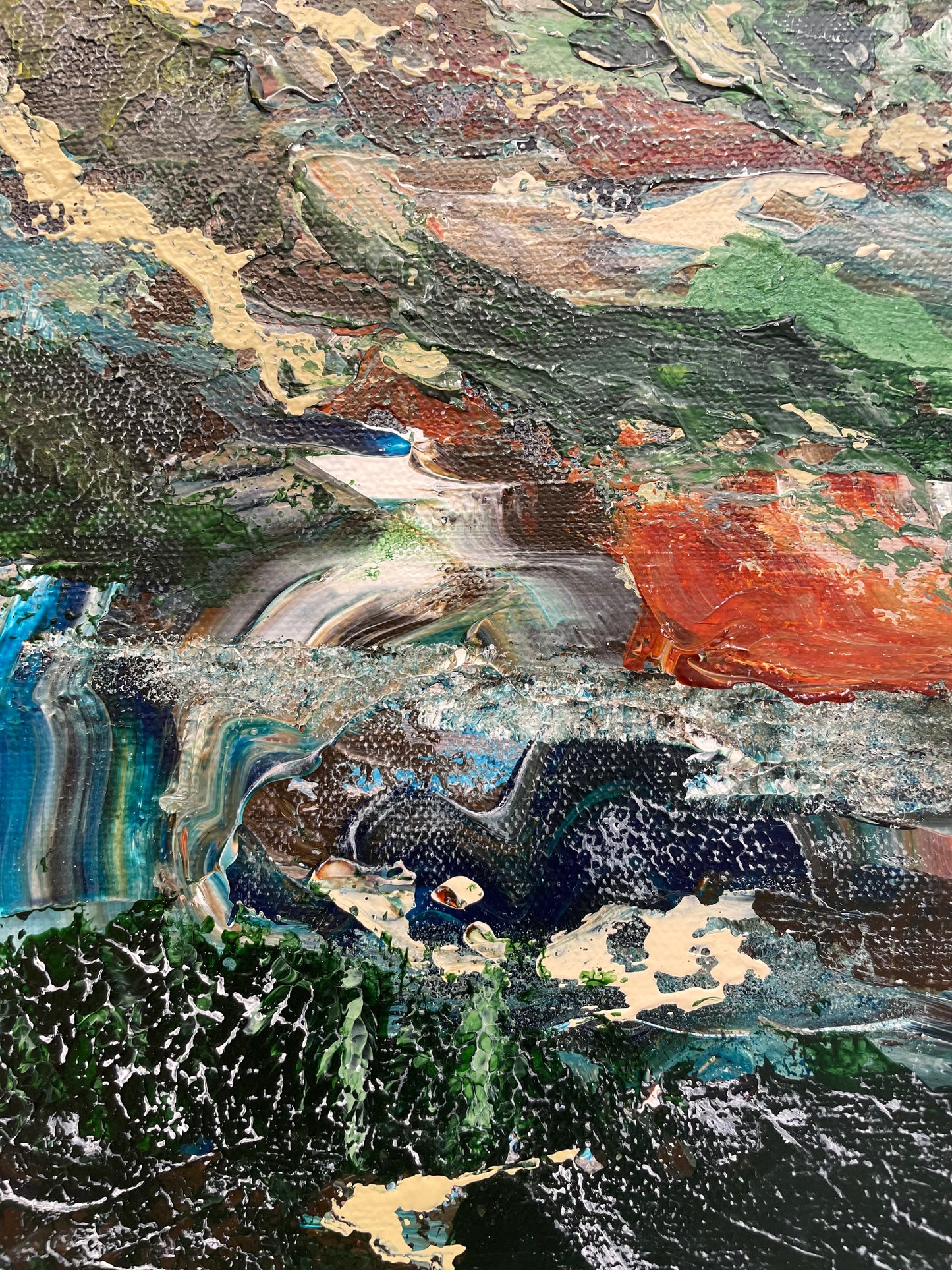 Lofotens magiska ljus 100 x 100 cm