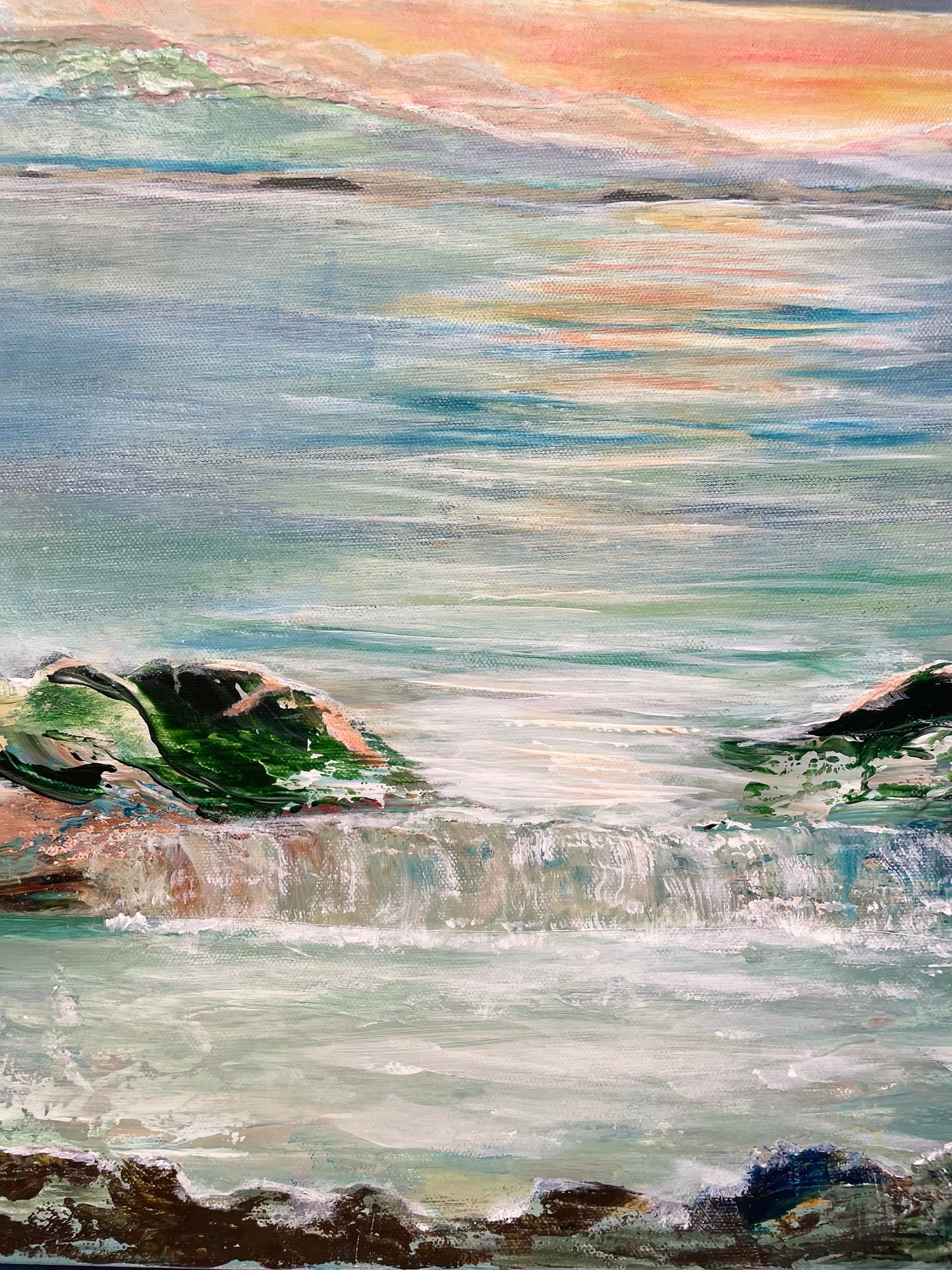 Lofotens magiska ljus 100 x 100 cm